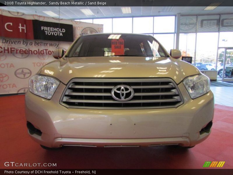 Sandy Beach Metallic / Sand Beige 2008 Toyota Highlander