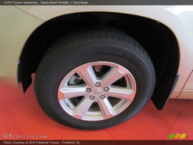 Sandy Beach Metallic / Sand Beige 2008 Toyota Highlander