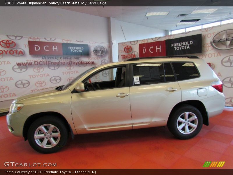 Sandy Beach Metallic / Sand Beige 2008 Toyota Highlander
