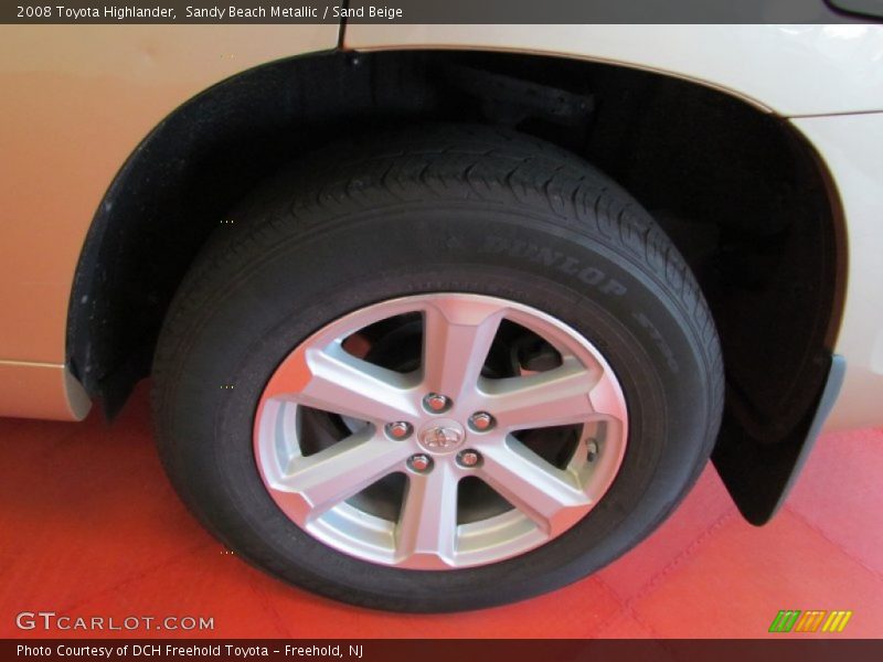 Sandy Beach Metallic / Sand Beige 2008 Toyota Highlander