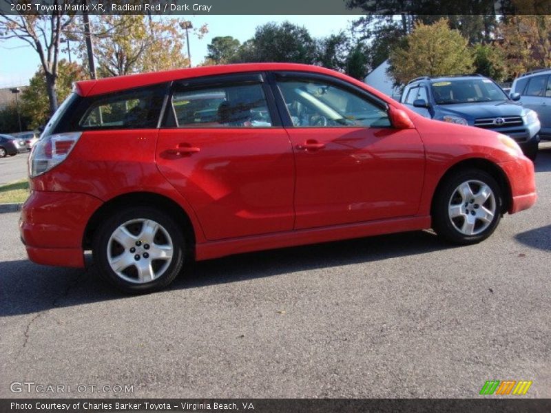 Radiant Red / Dark Gray 2005 Toyota Matrix XR