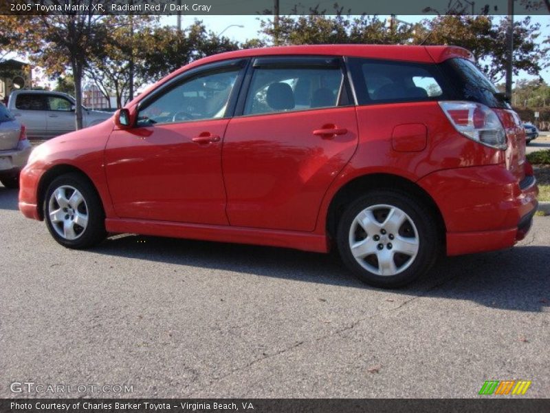 Radiant Red / Dark Gray 2005 Toyota Matrix XR