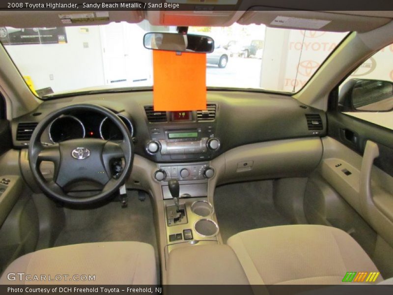 Sandy Beach Metallic / Sand Beige 2008 Toyota Highlander