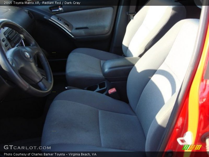 Radiant Red / Dark Gray 2005 Toyota Matrix XR