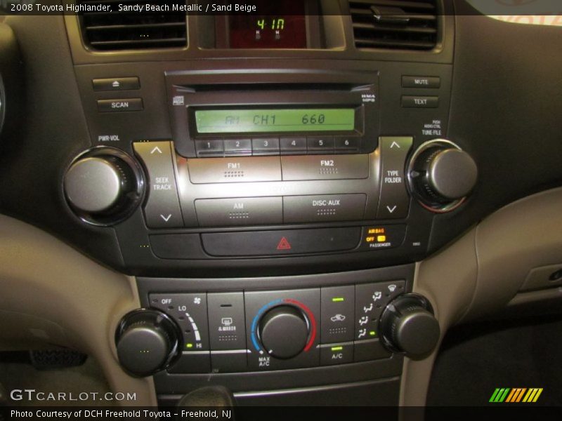 Sandy Beach Metallic / Sand Beige 2008 Toyota Highlander