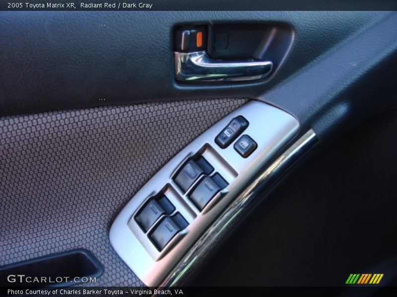 Radiant Red / Dark Gray 2005 Toyota Matrix XR