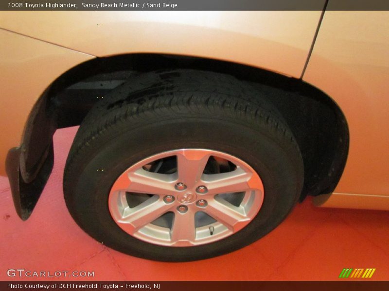 Sandy Beach Metallic / Sand Beige 2008 Toyota Highlander