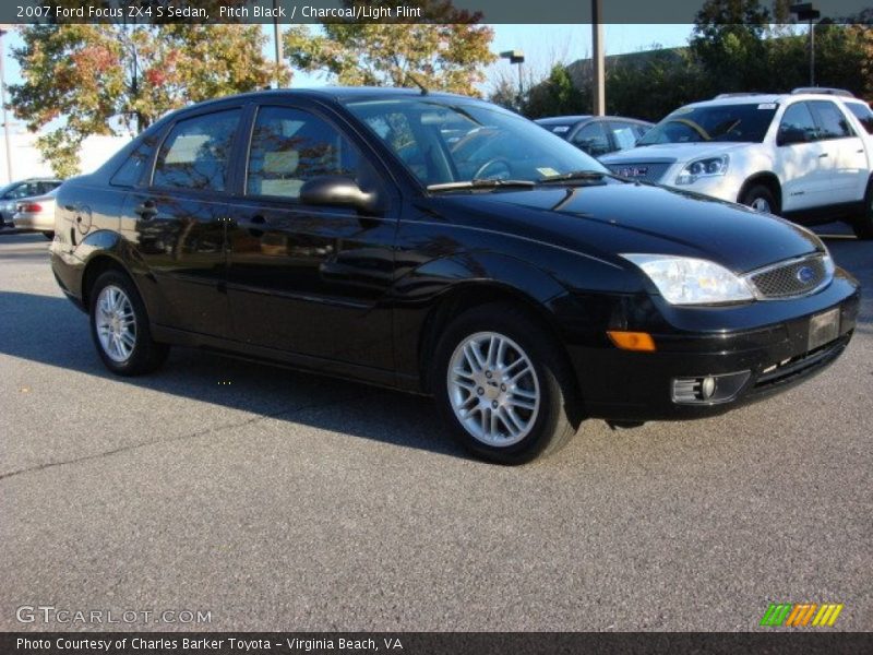 Pitch Black / Charcoal/Light Flint 2007 Ford Focus ZX4 S Sedan