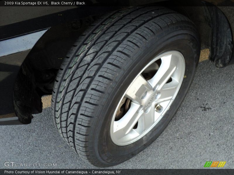 Black Cherry / Black 2009 Kia Sportage EX V6