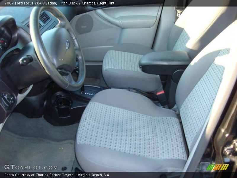 Pitch Black / Charcoal/Light Flint 2007 Ford Focus ZX4 S Sedan