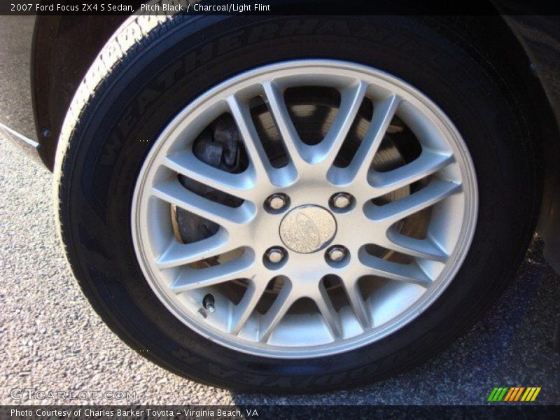 Pitch Black / Charcoal/Light Flint 2007 Ford Focus ZX4 S Sedan