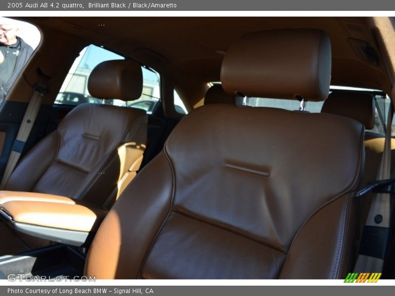 Brilliant Black / Black/Amaretto 2005 Audi A8 4.2 quattro
