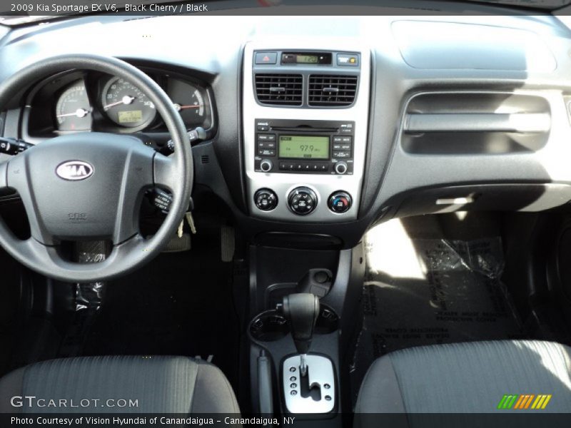 Dashboard of 2009 Sportage EX V6