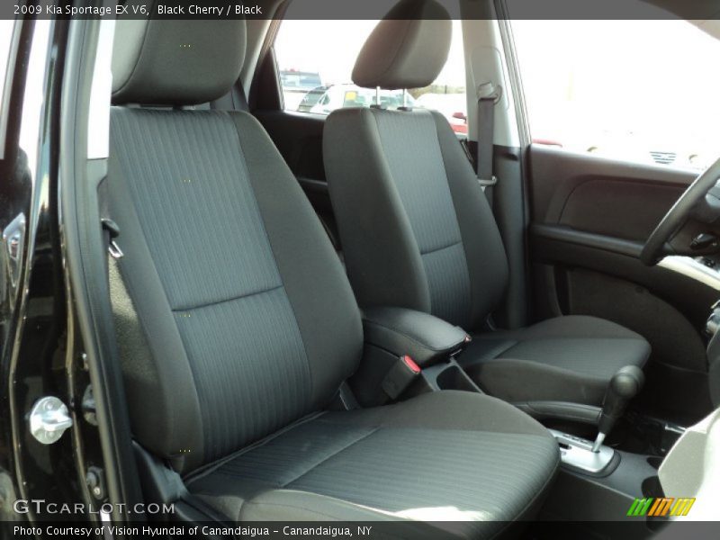  2009 Sportage EX V6 Black Interior