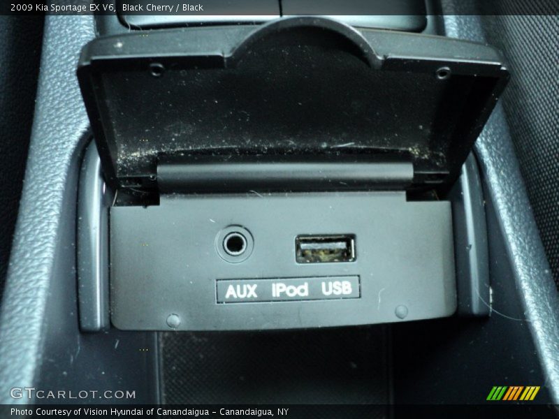Black Cherry / Black 2009 Kia Sportage EX V6