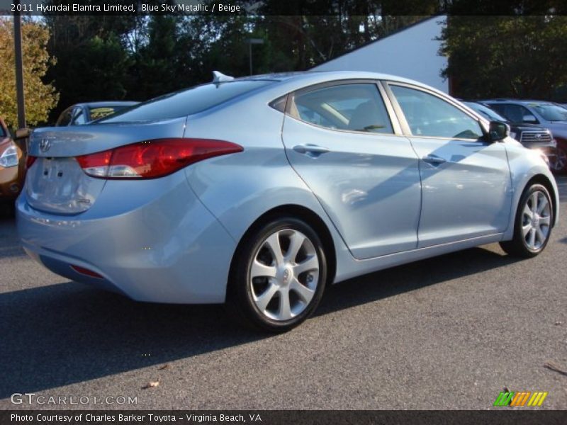  2011 Elantra Limited Blue Sky Metallic