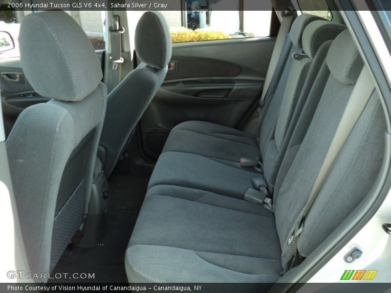 Sahara Silver / Gray 2006 Hyundai Tucson GLS V6 4x4
