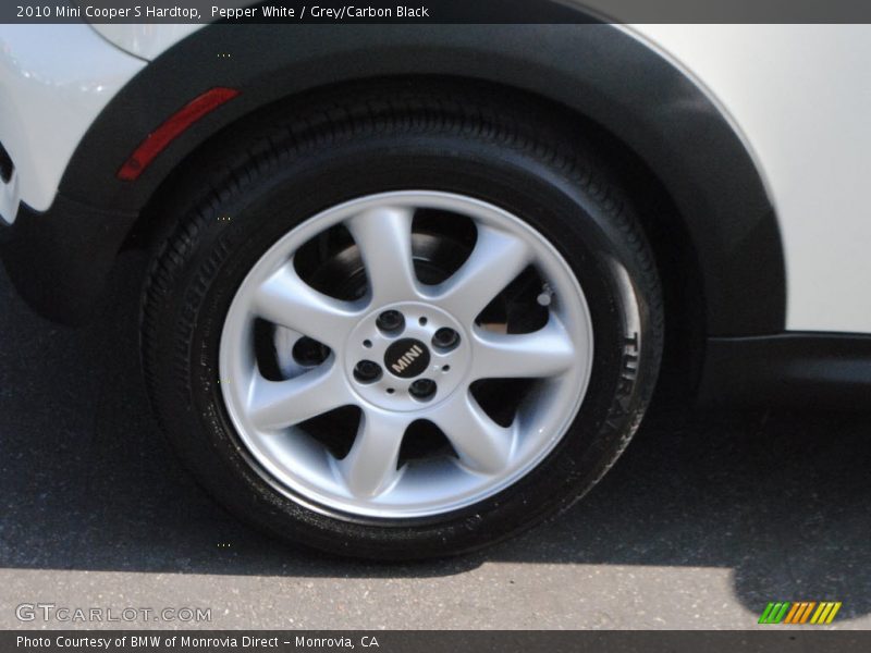 Pepper White / Grey/Carbon Black 2010 Mini Cooper S Hardtop