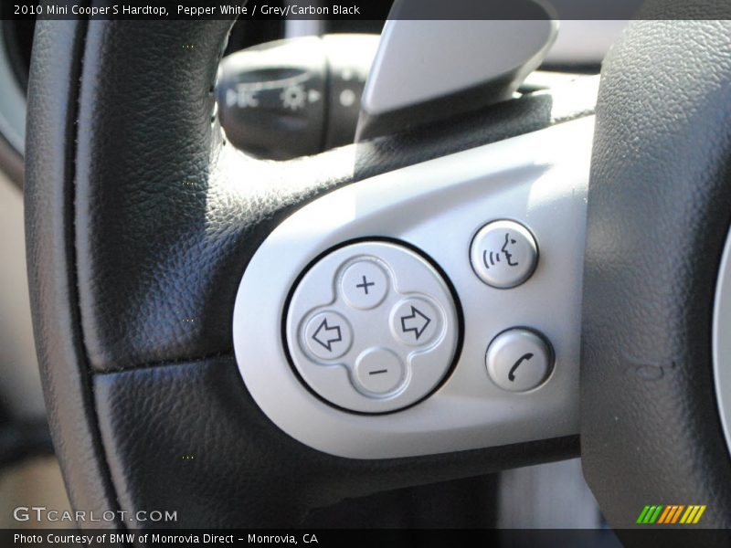 Controls of 2010 Cooper S Hardtop