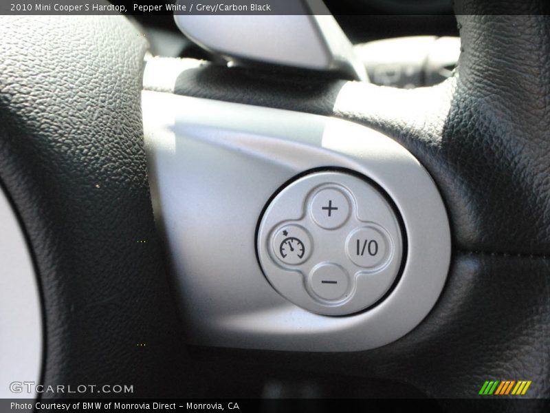 Controls of 2010 Cooper S Hardtop