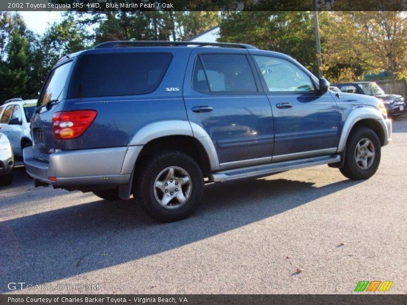 Blue Marlin Pearl / Oak 2002 Toyota Sequoia SR5 4WD