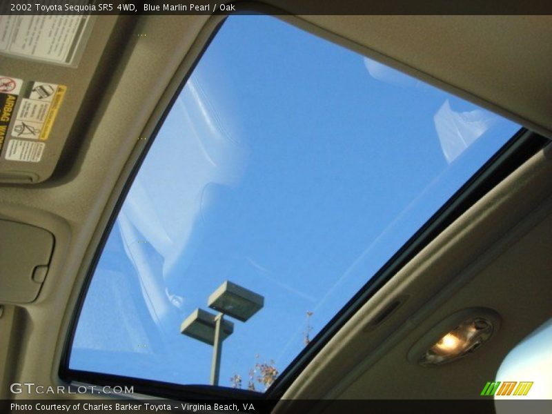 Blue Marlin Pearl / Oak 2002 Toyota Sequoia SR5 4WD