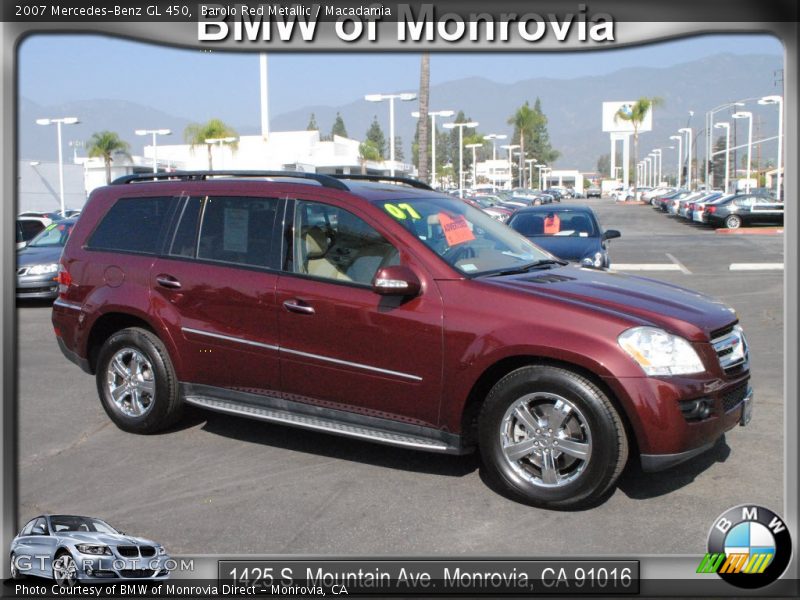 Barolo Red Metallic / Macadamia 2007 Mercedes-Benz GL 450