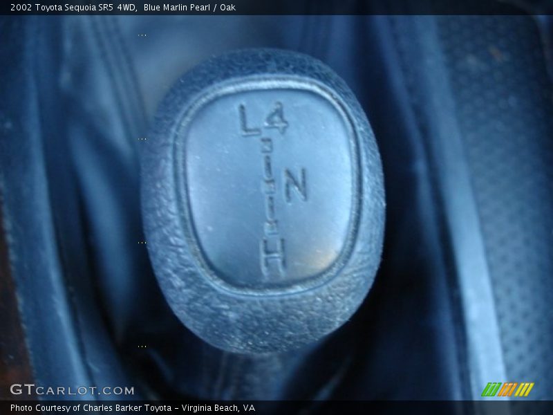 Blue Marlin Pearl / Oak 2002 Toyota Sequoia SR5 4WD