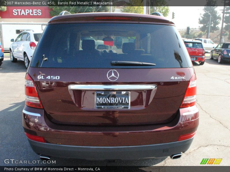 Barolo Red Metallic / Macadamia 2007 Mercedes-Benz GL 450