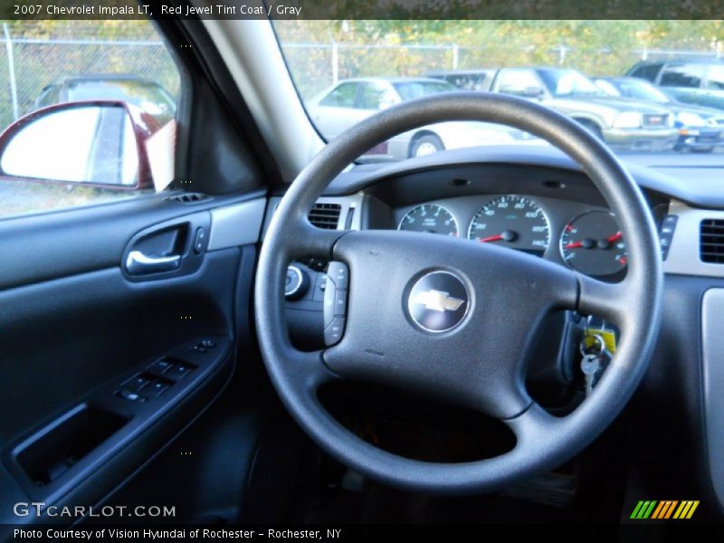 Red Jewel Tint Coat / Gray 2007 Chevrolet Impala LT