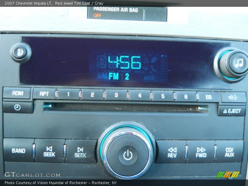 Red Jewel Tint Coat / Gray 2007 Chevrolet Impala LT
