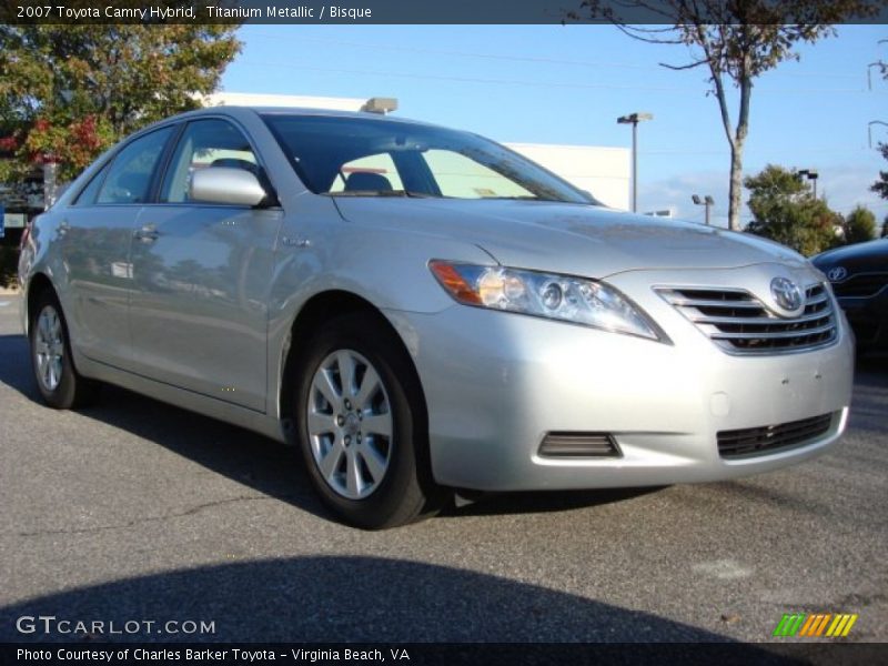 Titanium Metallic / Bisque 2007 Toyota Camry Hybrid