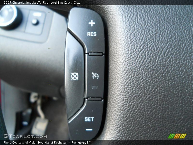 Red Jewel Tint Coat / Gray 2007 Chevrolet Impala LT