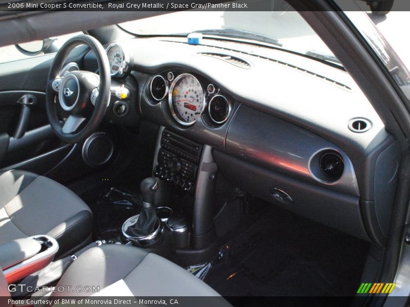 Royal Grey Metallic / Space Gray/Panther Black 2006 Mini Cooper S Convertible