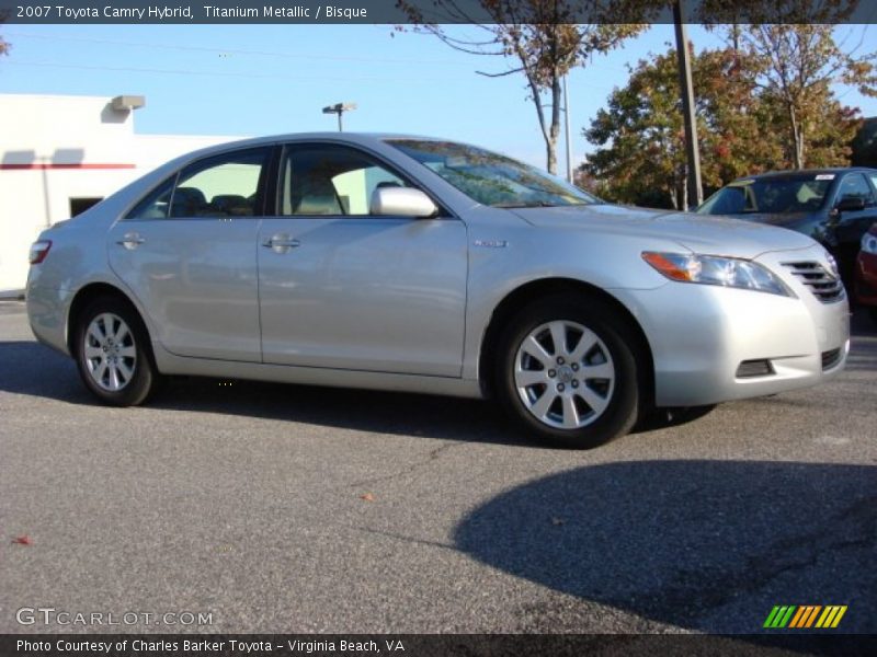Titanium Metallic / Bisque 2007 Toyota Camry Hybrid
