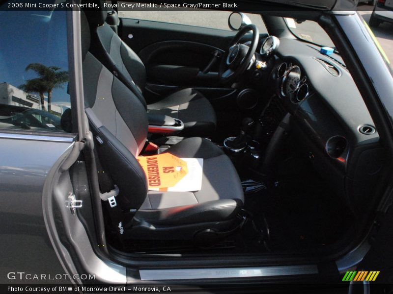 Royal Grey Metallic / Space Gray/Panther Black 2006 Mini Cooper S Convertible