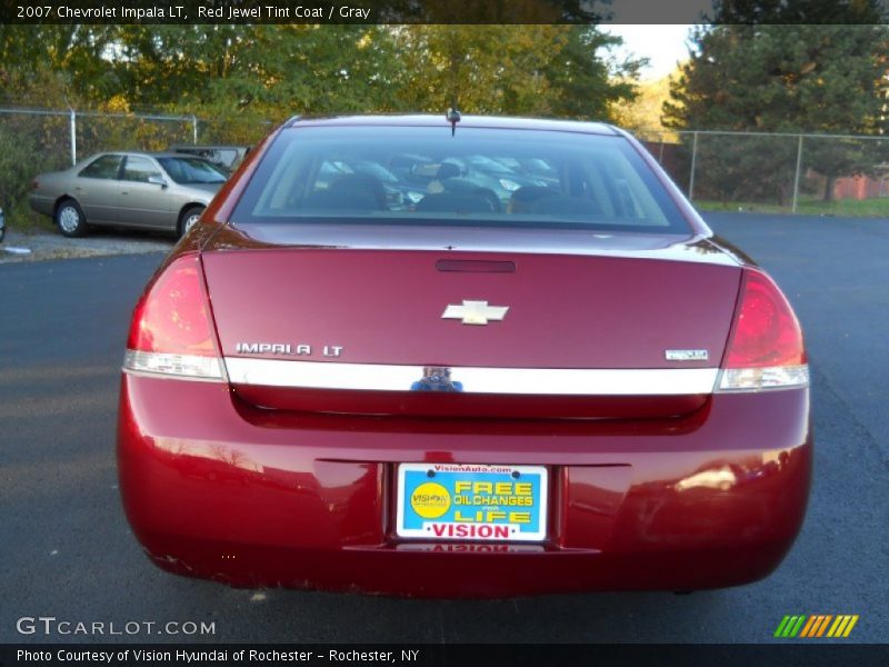Red Jewel Tint Coat / Gray 2007 Chevrolet Impala LT