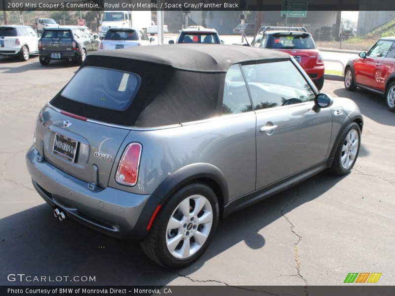 Royal Grey Metallic / Space Gray/Panther Black 2006 Mini Cooper S Convertible