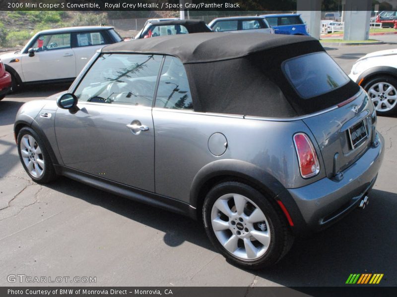 Royal Grey Metallic / Space Gray/Panther Black 2006 Mini Cooper S Convertible