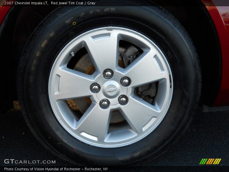 Red Jewel Tint Coat / Gray 2007 Chevrolet Impala LT