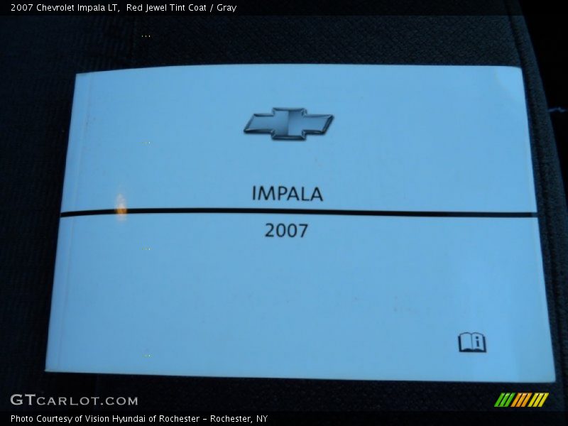 Red Jewel Tint Coat / Gray 2007 Chevrolet Impala LT