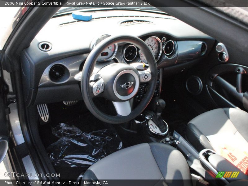 Royal Grey Metallic / Space Gray/Panther Black 2006 Mini Cooper S Convertible