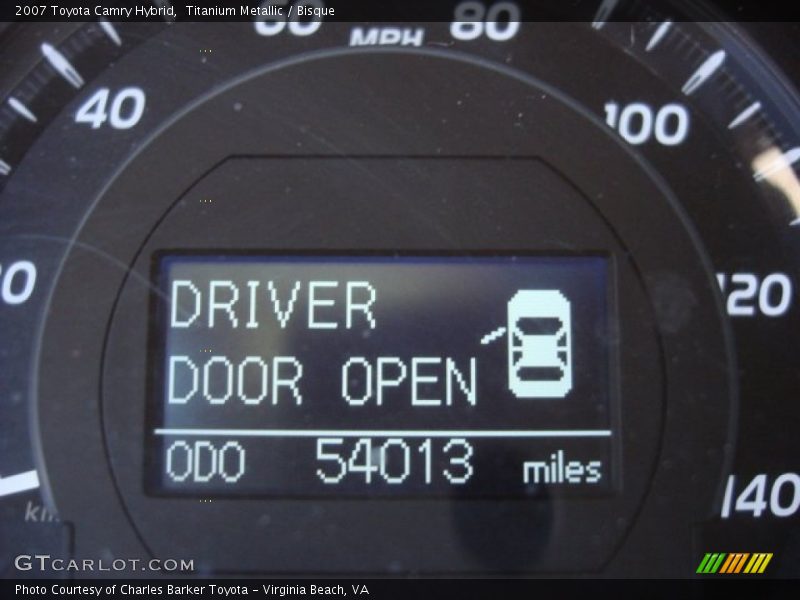 Titanium Metallic / Bisque 2007 Toyota Camry Hybrid