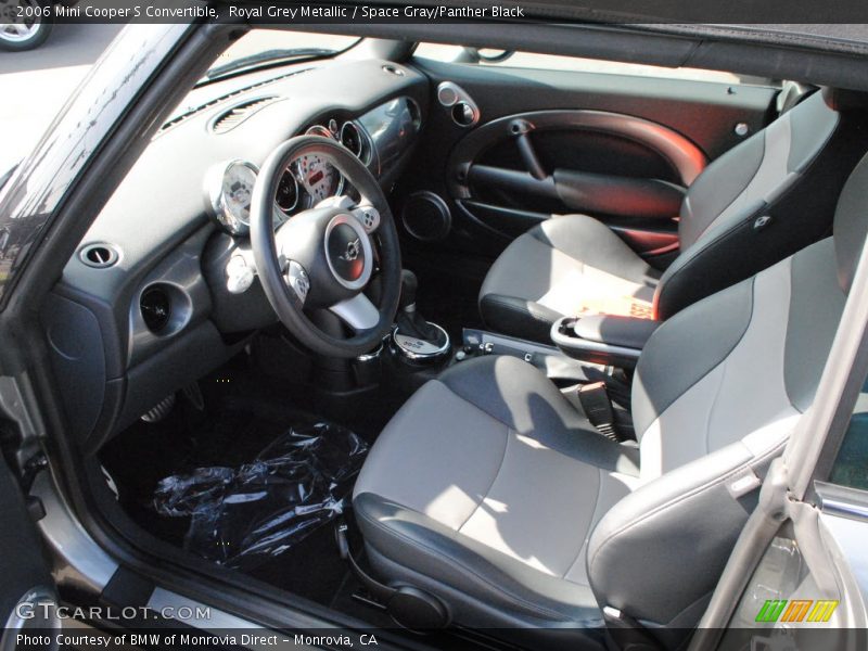 Royal Grey Metallic / Space Gray/Panther Black 2006 Mini Cooper S Convertible