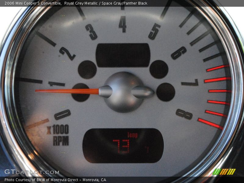 Royal Grey Metallic / Space Gray/Panther Black 2006 Mini Cooper S Convertible