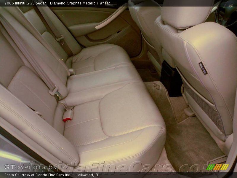 Diamond Graphite Metallic / Wheat 2006 Infiniti G 35 Sedan