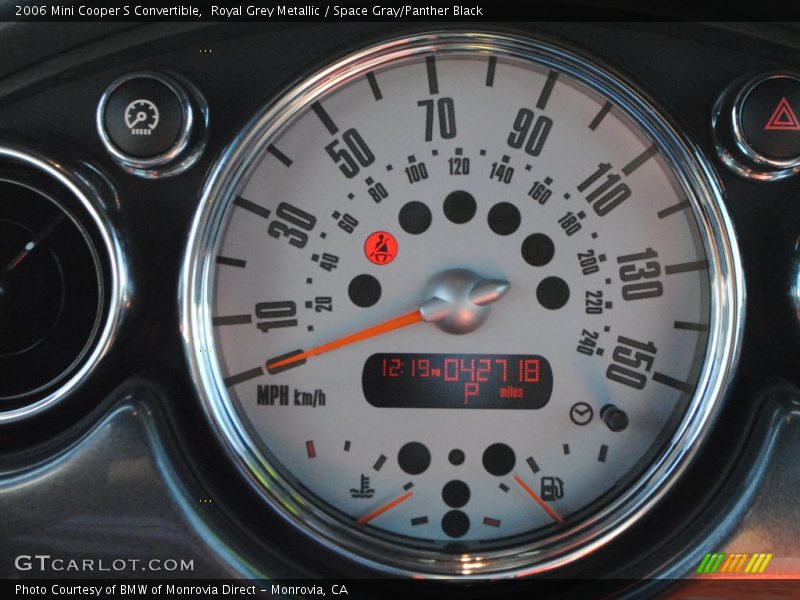 Royal Grey Metallic / Space Gray/Panther Black 2006 Mini Cooper S Convertible