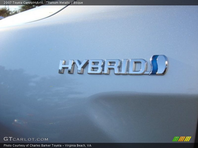 Titanium Metallic / Bisque 2007 Toyota Camry Hybrid