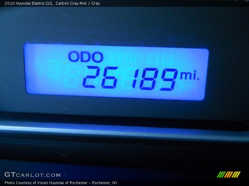 Carbon Gray Mist / Gray 2010 Hyundai Elantra GLS