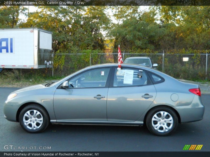 Carbon Gray Mist / Gray 2010 Hyundai Elantra GLS